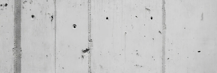 Poster - Weathered wall texture with chipped plaster and grey markings for rustic design