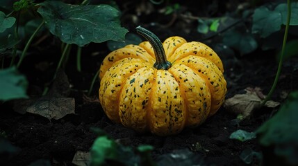 Sticker - Small yellow pumpkin