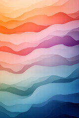 Leinwandbilder - Dreamy, multi-layered colored fog drifting upward, each misty layer partially overlapping the one