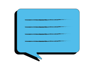 Poster - comment icon speech bubble symbol Chat message icons. chat icon.