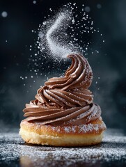 Wall Mural - Chocolate Frosted Doughnut