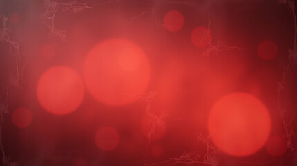 Poster - Abstract crimson texture with luminous spheres and subtle patterns