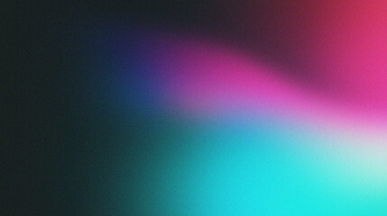 Wall Mural - Colorful abstract gradient background for web design. Abstract shape, grainy background, noise texture futuristic poster, header cover wallpaper.