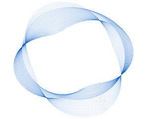 Poster - abstract blue background