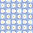 © Maranatha - Daisy Checkered Pattern vector illustration