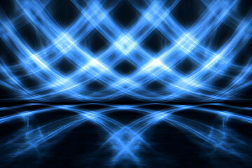 Aufkleber - Abstract Blue Light Background Illustration