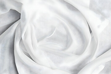 White Fabric Texture Abstract Background Illustration