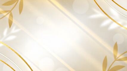 Wall Mural - minimalistic white gold abstract luxury backgr