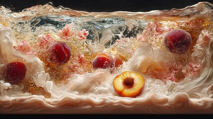 Poster - Dynamic splash of water creating stunning visuals and artistic effects