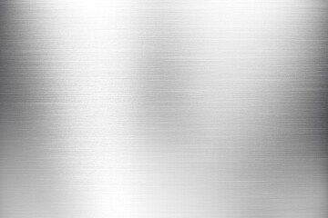 Poster - grainy metallic gray texture, silver plain surface with subtle reflections.