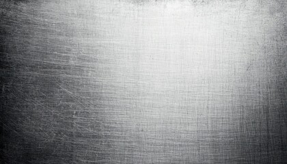 Poster - grainy metallic gray metal texture with silver sheen, abstract feel.