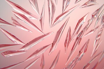 Poster - Grainy red frosted glass texture with striking abstract patterns, evoking depth.