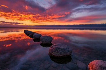 Poster - Rocks by Water