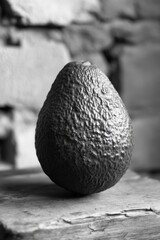 Poster - Avocado in Black and White