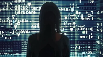 Poster - exploring digital landscapes with artificial intelligence in vibrant 4k clarity