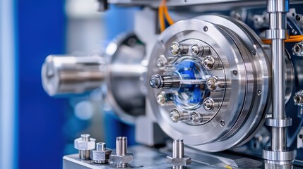 Poster - Precision Machinery Component in Industrial Manufacturing Environment