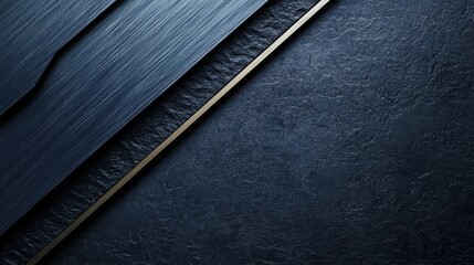 Poster - Dark Texture Background with Metallic Accent and Elegant Design