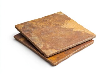 Poster - High quality ceramic tiles on a clean white background with sharp details and realistic lighting