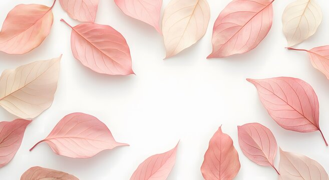 Decorated with dried tree leaves on a white background. Which reminds of the old days and enhances the beauty of the house. Elegant premium design with minimal style.