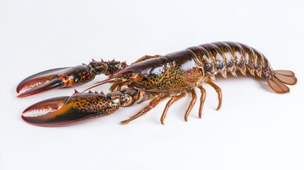 Poster - A cooked lobster on a clean, isolated background with no additional elements. 