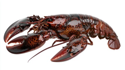Poster - A cooked lobster on a clean, isolated background with no additional elements. 
