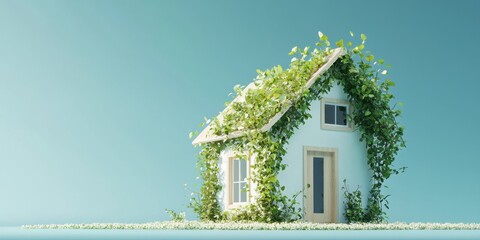 Poster - A minimalistic 3D tiny house with eco-friendly features 