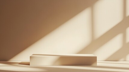 Poster - A minimalistic banner with a soft texture and light shadow, perfect for announcements 