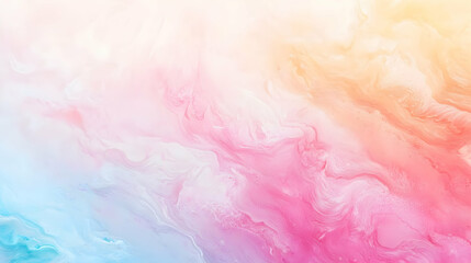 Poster - Abstract pastel gradient background with soft swirls and blended colors