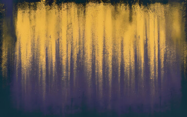 Poster - abstract golden and purple lines: a captivating abstract artwork, featuring a blend of rich golden a