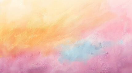 Poster - Soft pastel gradient blending warm and cool tones for artistic backgrounds