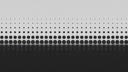 Poster - Abstract Dot Pattern Gradient: A minimalist abstract design showcasing a gradient of dots, transitioning from light to dark, creating a visually appealing and contemporary effect.
