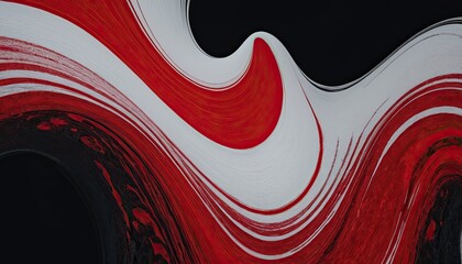 Poster - Abstract Red and Black Background Design
2