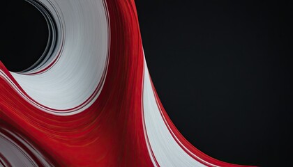 Poster - Abstract Red and Black Background Design
10