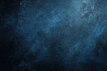 Blue black grainy poster background abstract noisy color shape, minimal dark texture banner header cover backdrop design