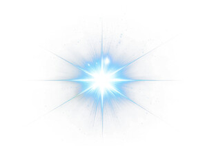Wall Mural - png minimal star light flare phenomenon celestial starburst.