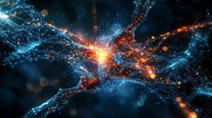 Leinwandbilder - Exploring collective human potential in the digital realm of neural networks and abstract art
