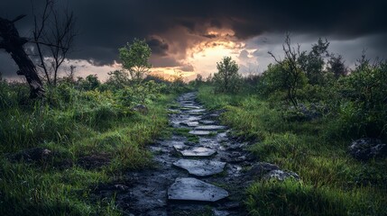Poster - Healing trauma through metaphorical landscapes a journey of resilience and reflection in nature's embrace