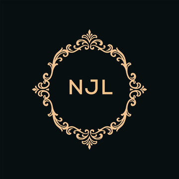 NJL creative minimalist letter logo.
