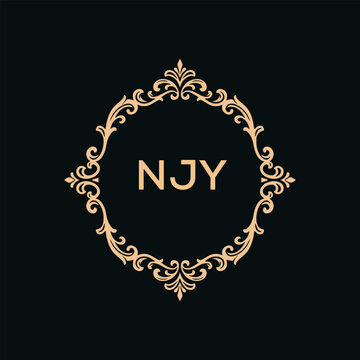 NJY creative minimalist letter logo.