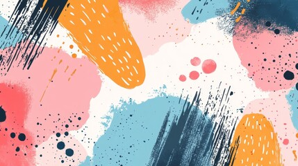 Poster - Capturing chaos artistic ink splash design studio digital art creative space close-up abstract expressionism