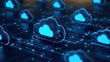 Poster - Digital Cloud Network, Seamless Connectivity and Secure Data Transfer
