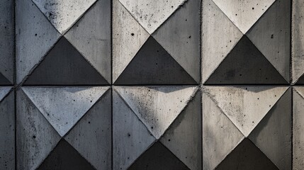 Poster - Examining a closeup of diamond-patterned concrete urban environment photography textured surface abstract concept