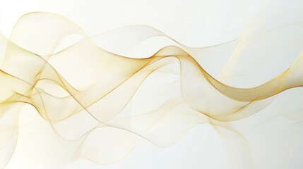 Poster - Intertwining gold lines minimalist gallery artwork display contemporary environment artistic viewpoint minimalism concept