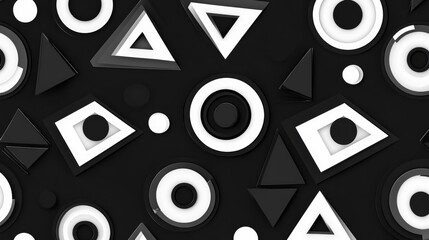 Poster - Create modern abstra patterns studio digital art contemporary design top-down view seamless textures