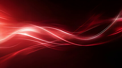 Leinwandbilder - Elegant smooth curved lines creating a dynamic and vibrant visual effect, ideal for backgrounds and graphic designs