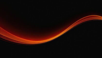 Poster - A red wave is in the dark with a black background
10