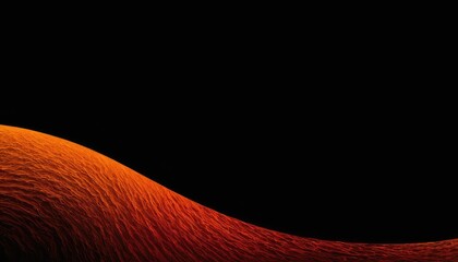 Poster - A red wave is in the dark with a black background
1