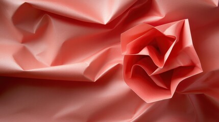 Poster - Delicate Red Paper Texture Background