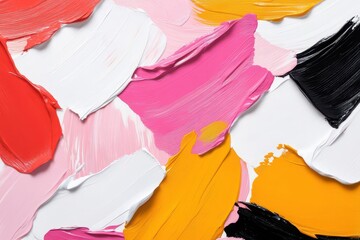 Poster - Oil paint thick brush strokes, impasto texture with deep layers and vibrant energy.