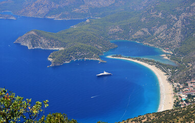 Wall Mural - A view from Oludeniz in Fethiye, Turkey.